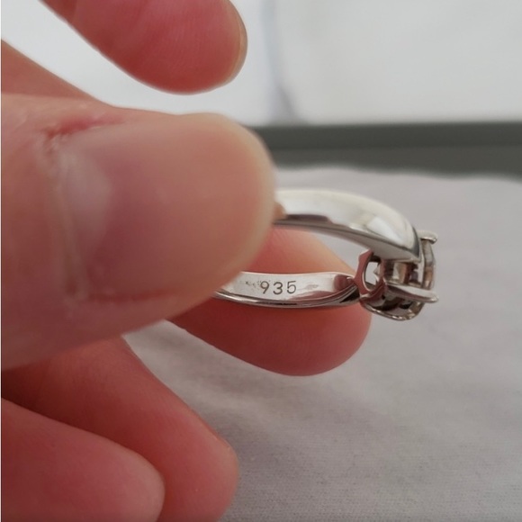 Tiffany Harmony Style Moissanite Wedding Ring Set - Picture 4 of 5